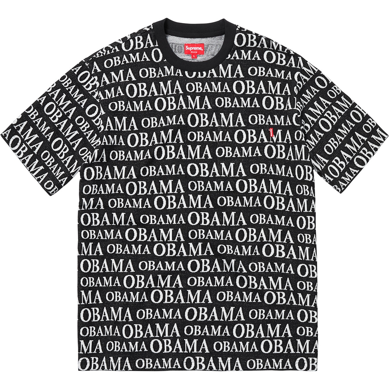 Obama Jacquard S/S Top view 3